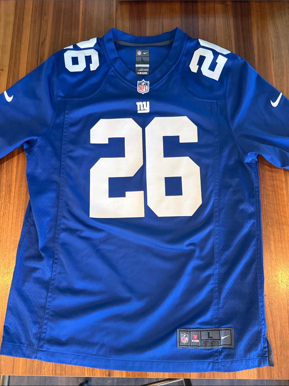 Nike Saquon Barkley New York Giants Game Jersey. #26